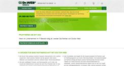Desktop Screenshot of partners.drweb-av.de