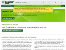 Tablet Screenshot of partners.drweb-av.de