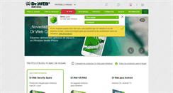 Desktop Screenshot of drweb-av.es
