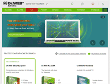 Tablet Screenshot of drweb-av.pl